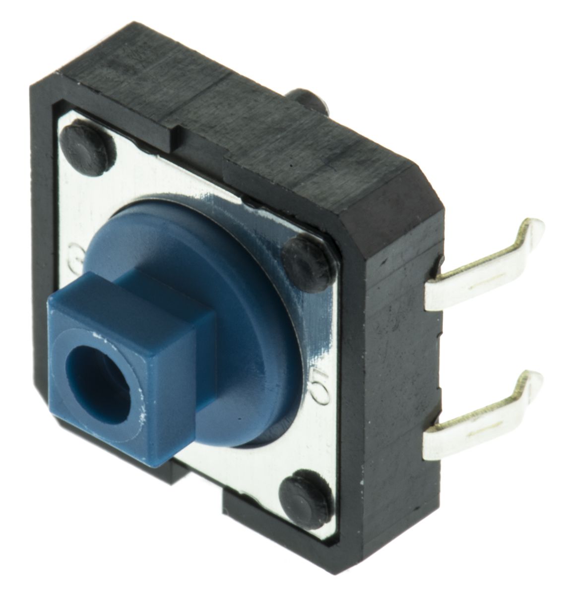 Blue Plunger Tactile Switch, SPST-NO 50 mA @ 24 V dc 3mm Through Hole