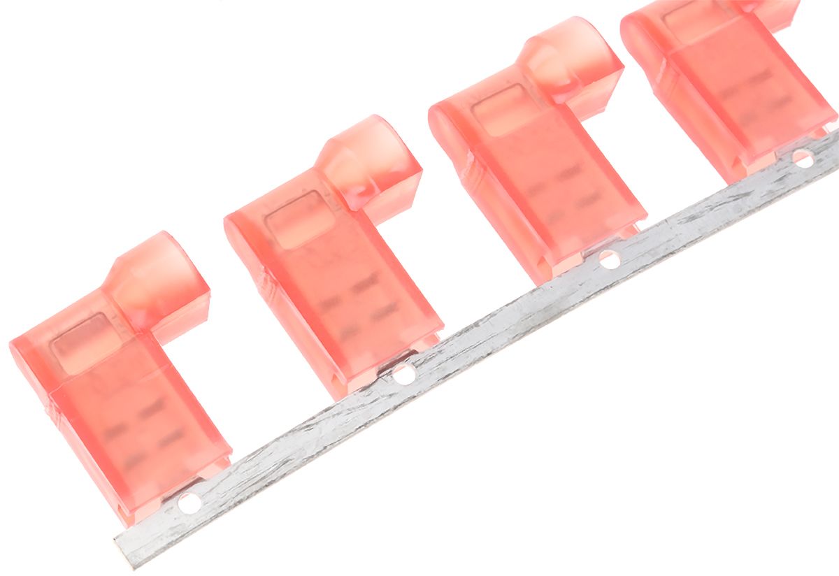 25203342 TE Connectivity UltraFast .187 Red Insulated Female Spade