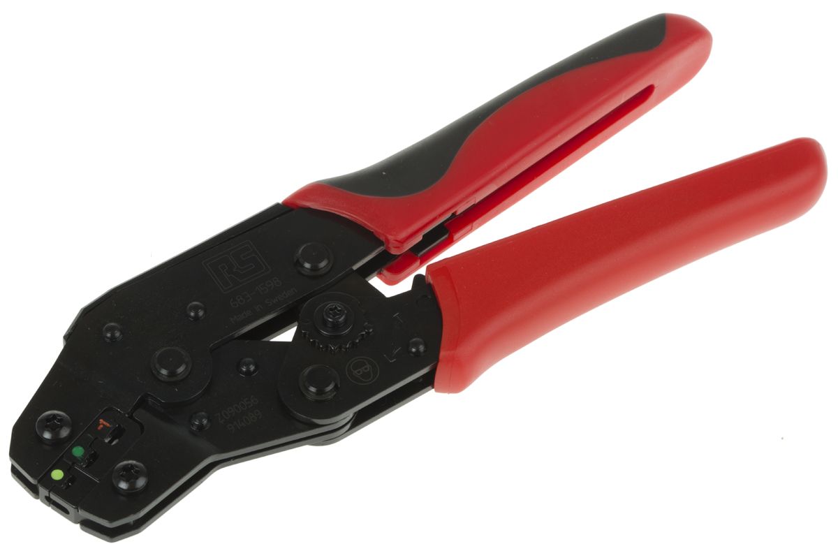 RS PRO Ratcheting Hand Crimping Tool