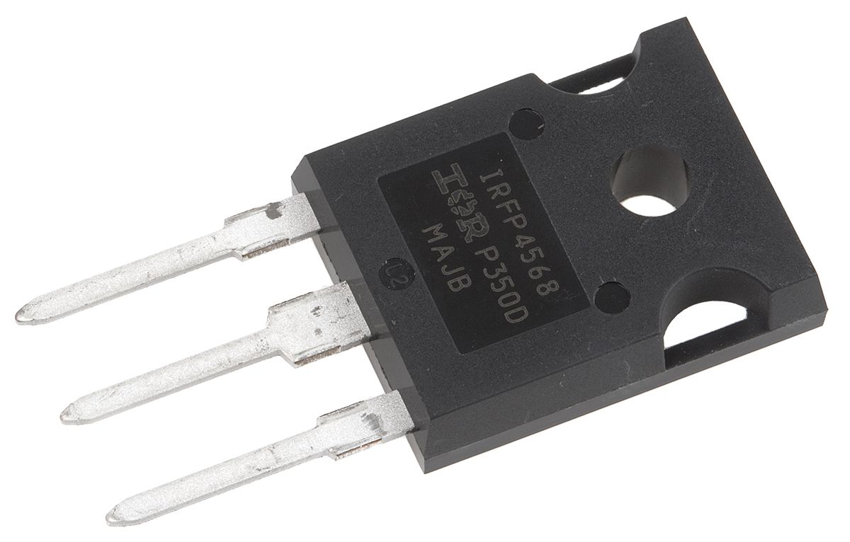 MOSFET, IRFP4568PBF, N-Canal-Canal, 171 A, 150 V, 3-Pin, TO-247AC HEXFET Simple Si