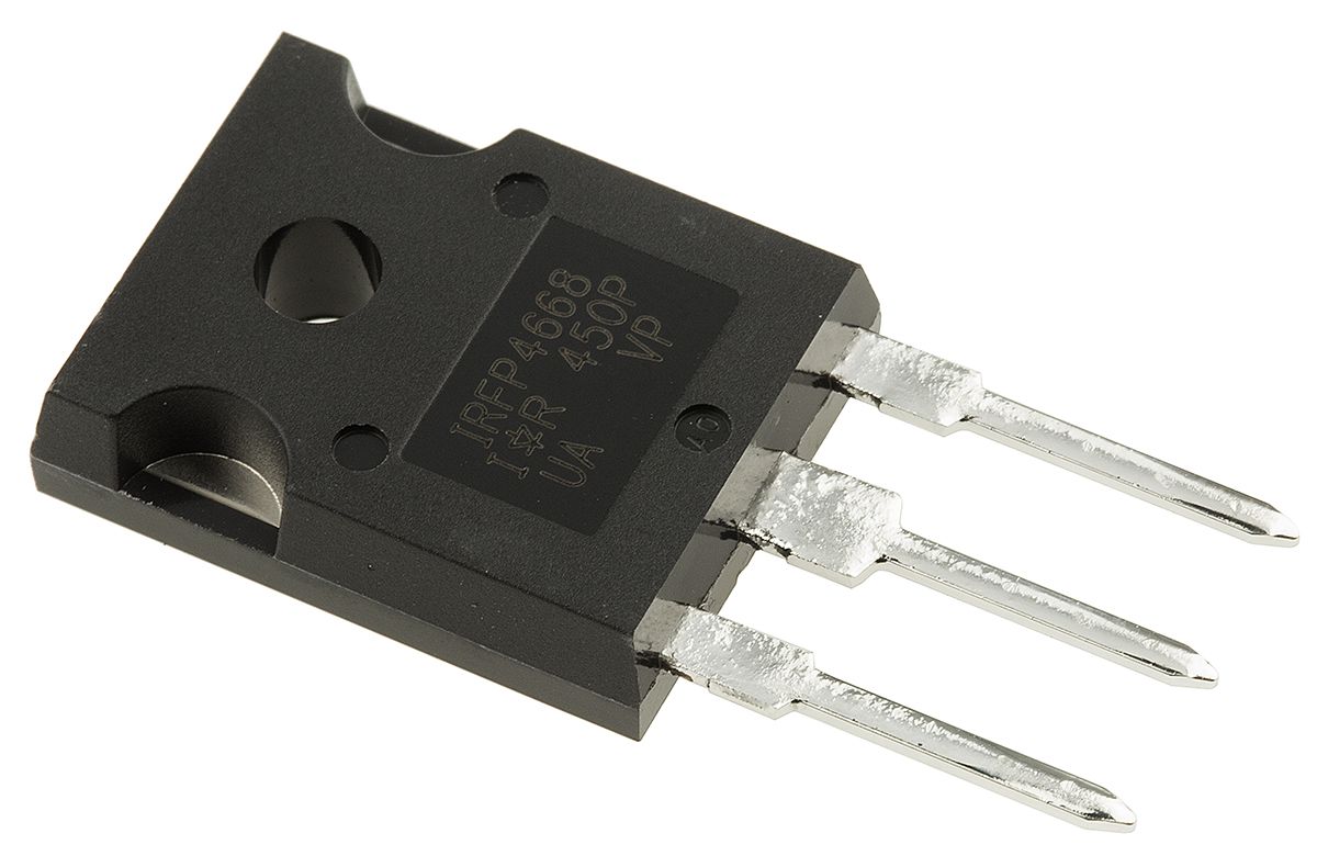 MOSFET, IRFP4668PBF, N-Canal-Canal, 130 A, 200 V, 3-Pin, TO-247AC HEXFET Simple Si