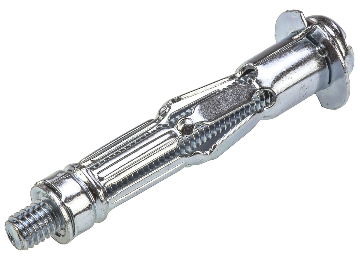 RawlPlugINTERSET Spreizdübel Typ Erweiterter Hohlraumdübel, Ø 12mm L. 52mmPozidriv, mit Linsenkopf-Schraube Stahl für
