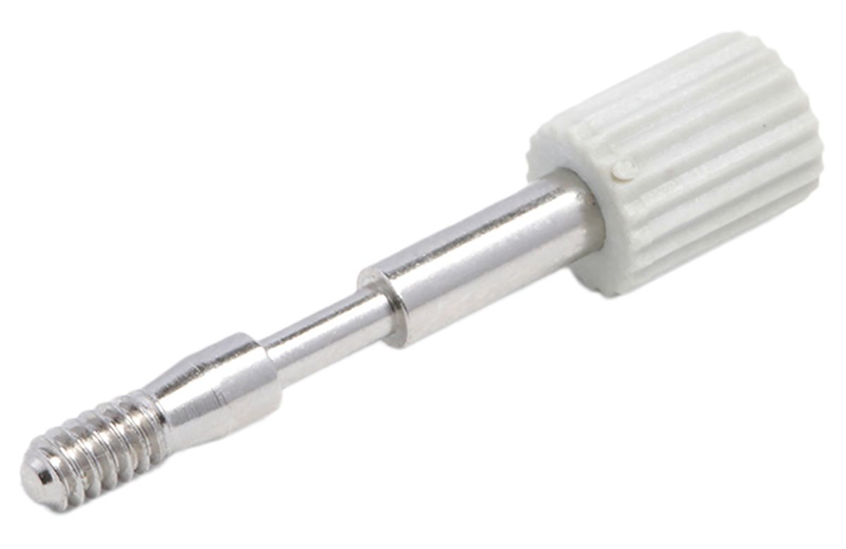Šroub pro konektor Vroubkovaný šroub, D-sub, velikost závitu: UNC 4-40 Philips, pro použití s: konektor Samec