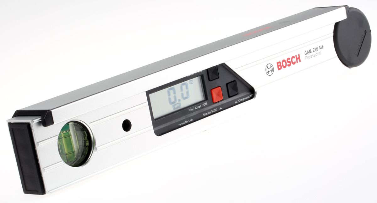 Bosch GAM220MF Laser-Neigungsmesser, Typ Digital, 432mm, ±0,05°
