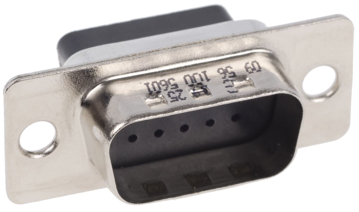 Krimpovací konektor D-Sub, rozteč: 2.29mm, počet kontaktů: 15, orientace těla: Rovný, Samec, 2A Harting