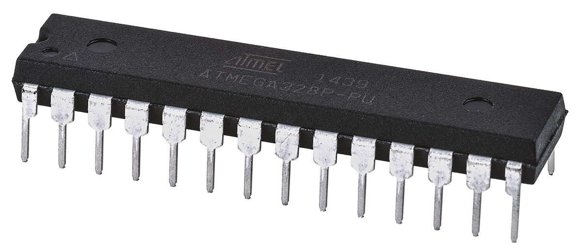 Microcontrollore Atmel, AVR, PDIP, ATmega, 28 Pin, Su foro, 8bit, 20MHz