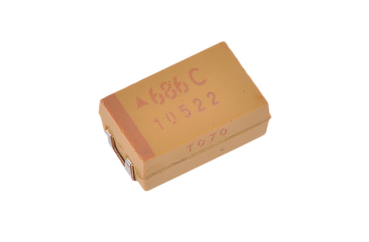 TPSD686K016R0070 | KYOCERA AVX 68μF MnO2 Tantalum Capacitor 16V Dc, TPS ...