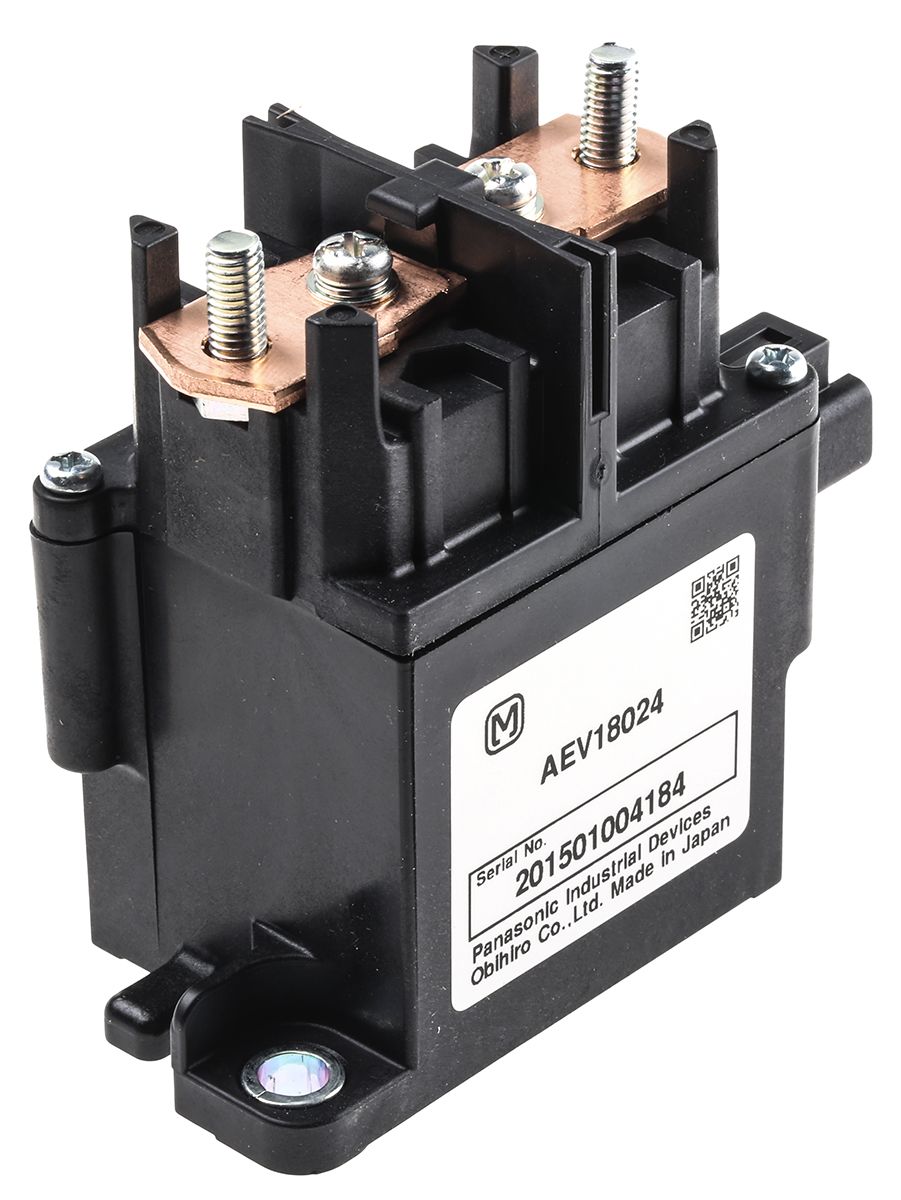 AEV18024 Panasonic Flange Mount Automotive Relay, 24V dc Coil Voltage