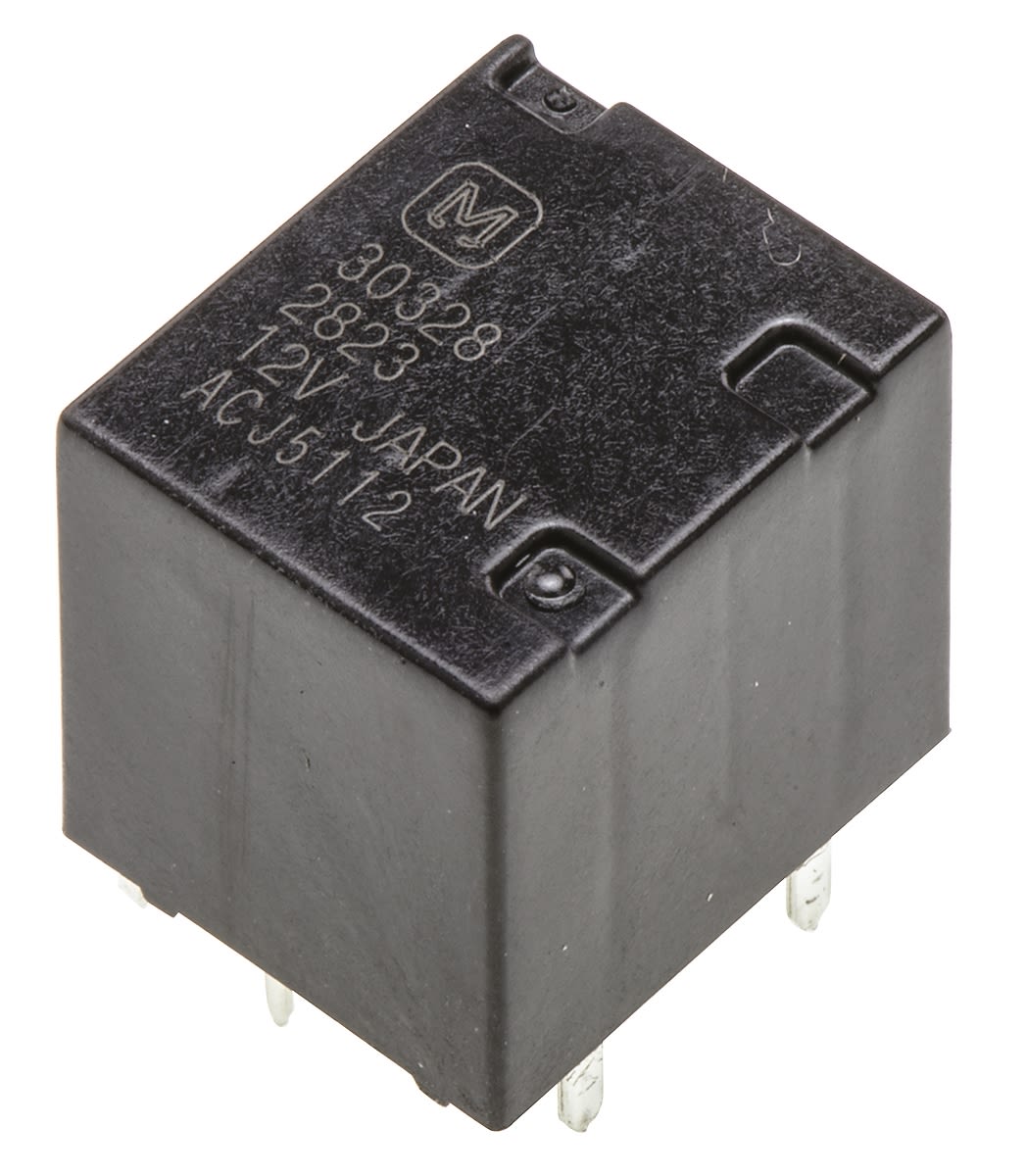 ACJ5112 Panasonic PCB Mount Automotive Relay, 12V dc Coil Voltage