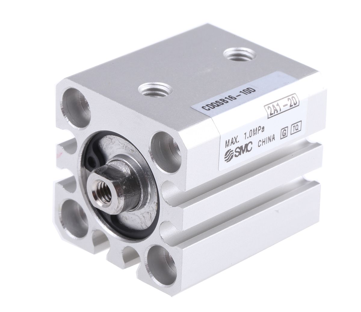 CDQSB16-10D | SMC Pneumatic Compact Cylinder - 16mm Bore, 10mm Stroke ...