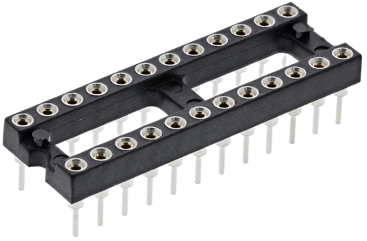 110-87-324-41-001101 | Preci-Dip 2.54mm Pitch Vertical 24 Way, Through ...