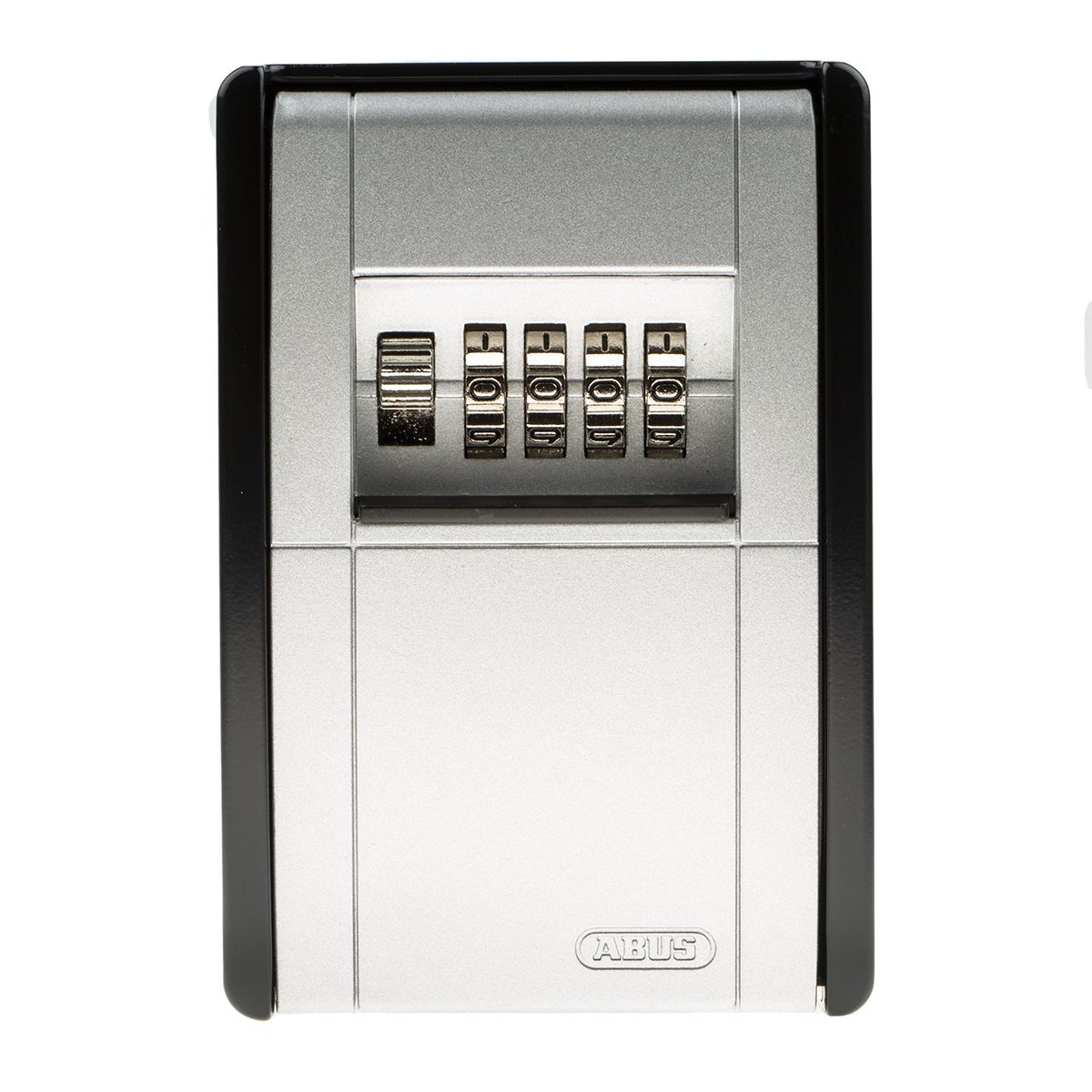 ABUS Schwarz, Silber Zink Schlüsselschrank mit Zahlenschloss für 20 Schlüssel, B 80mm, H 115 mm, Wandmontage