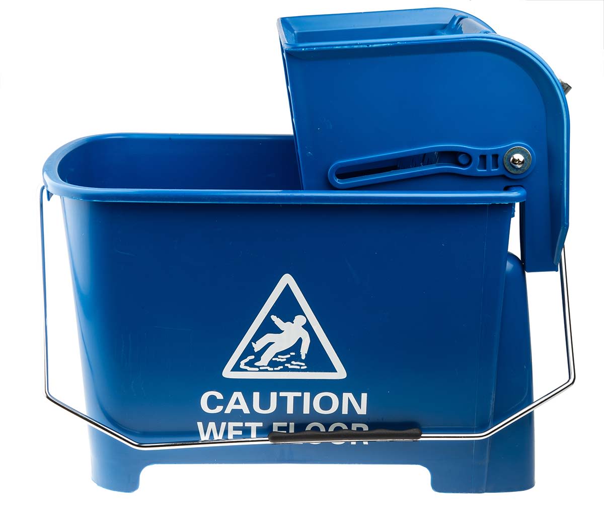 20L Plastic Blue Mop Bucket With Handle