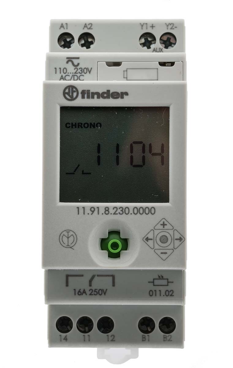 Finder Timer Light Switch 230 V ac, 1-Channel
