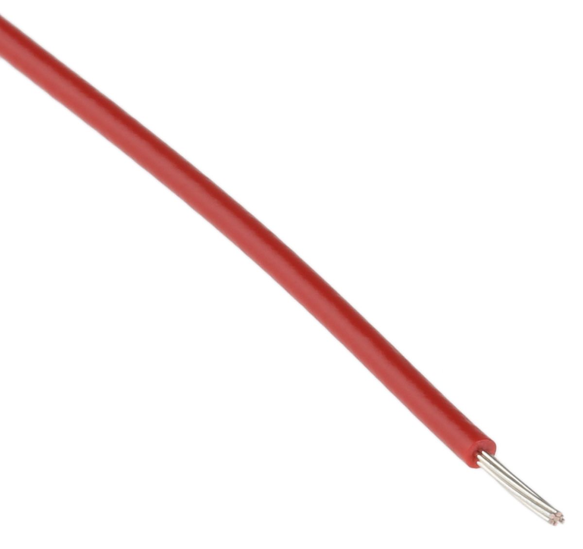 RS PRO Red 0.2 mm² Equipment Wire, 24 AWG, 7/0.2 mm, 500m, PVC Insulation
