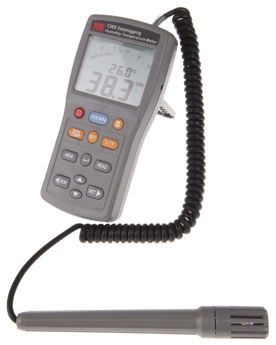 RS PRO 1365 Data Logger, BatteryPowered RS