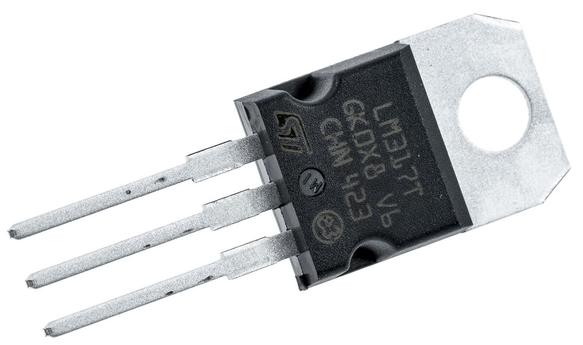 STMicroelectronics LM317T, 1 Linear Voltage, Voltage Regulator 1.5A, 1.2 → 37 V 3-Pin, TO-220