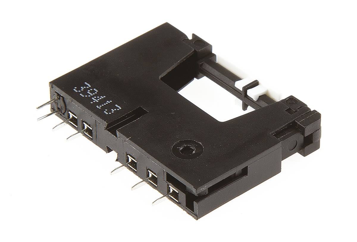 Panasonic Slim Power Relay Relay Socket for use with Slim Power Relay, PCB Mount, 24V dc