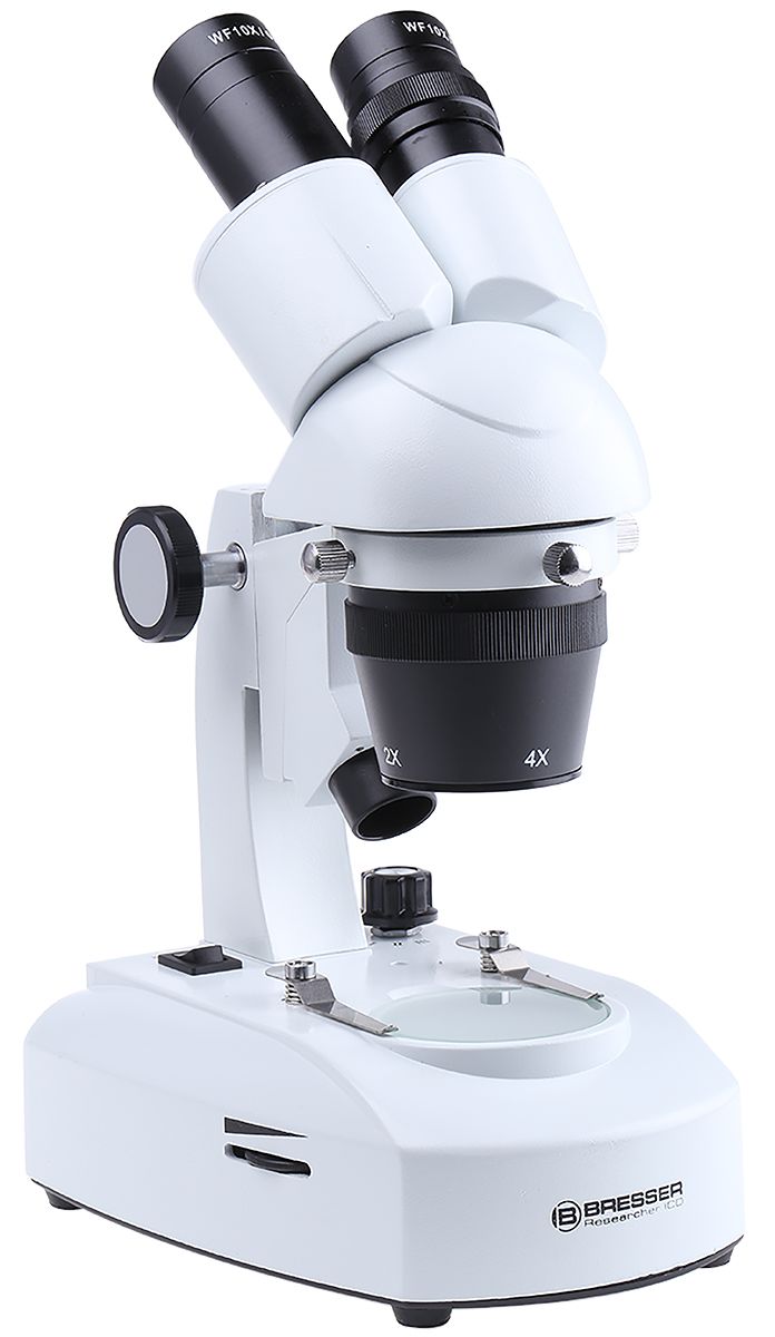 Microscopio binocular Bresser, 58-03100, 20 → 80X, Iluminado, Halógeno, batería 3 x AA, 2.3kg, 139 x 200mm,