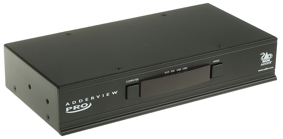 Adder KVM-Switch 4-Port USB 1 Displays 3,5 mm Stereo 260 x 150 x 100mm VGA