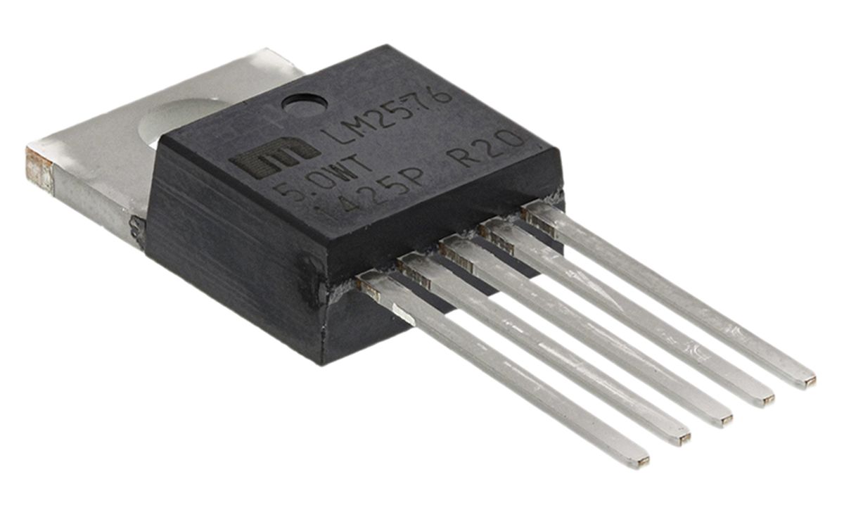 Microchip LM2576-5.0WT, 1-Channel, Step Down DC-DC Converter 5-Pin, TO-220