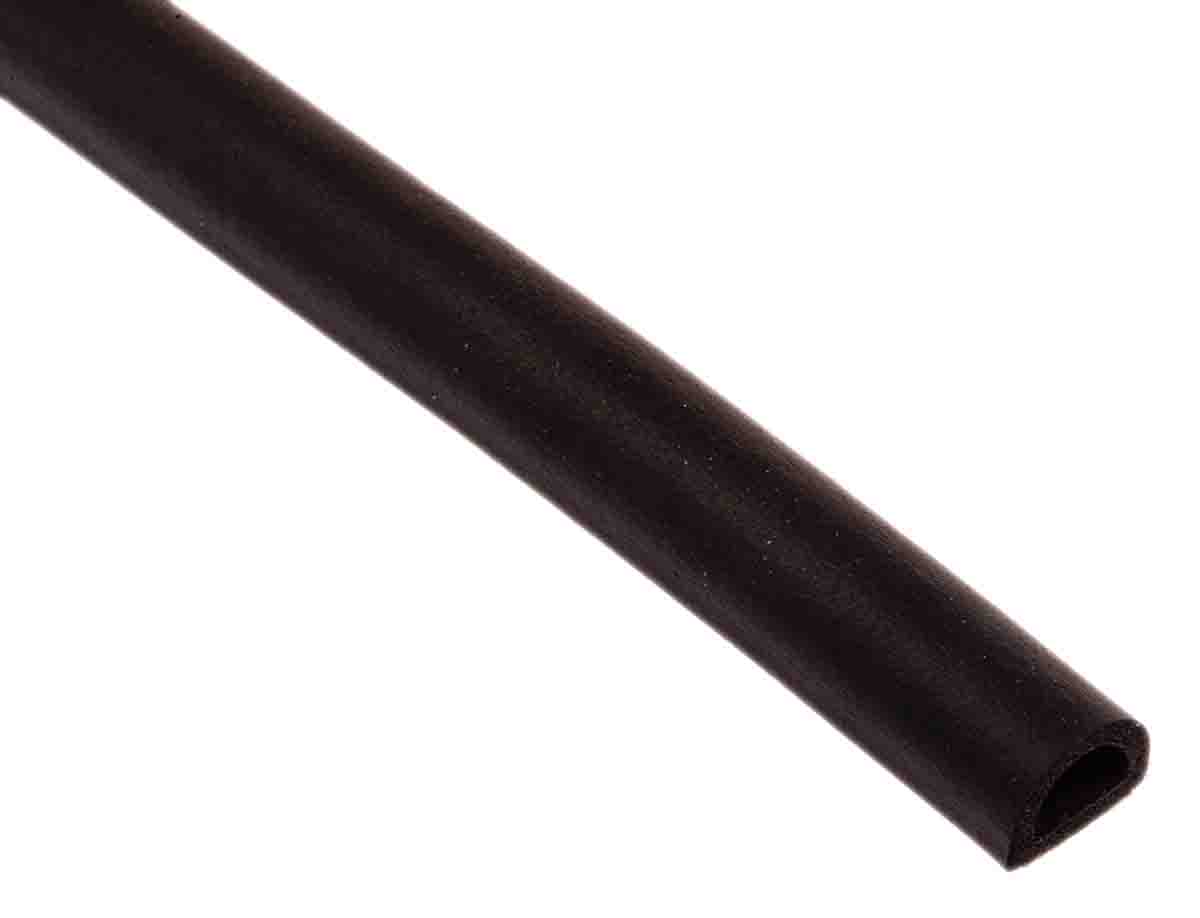 RS PRO Black EPDM Edging strip, 20m x 7.5 mm x 10mm | RS