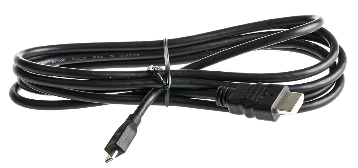 Molex Male HDMI to Male Micro HDMI Cable, 2m
