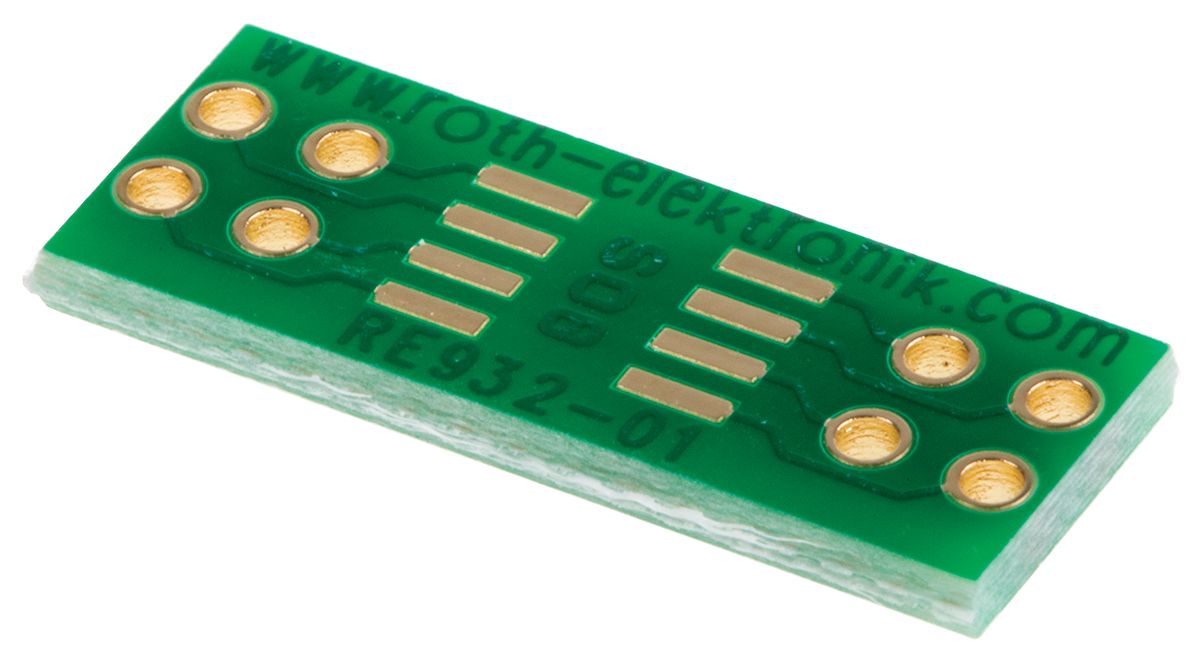 RE932-01, Double Sided Extender Board Multi Adapter Board FR4 20.32 x 7.94 x 1.5mm