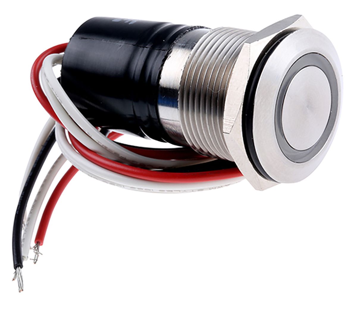 MPI002/FL/GN/24 Bulgin Illuminated Momentary Push Button Switch