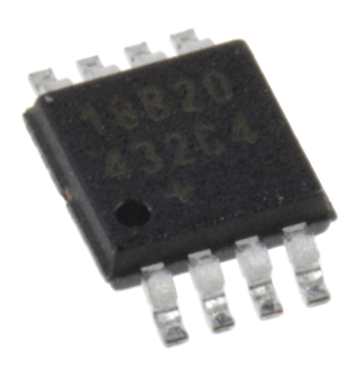 DS18B20U+ Maxim Integrated 温度センサ IC, ±0.5°C, 1線, 8Pin μSOP RS