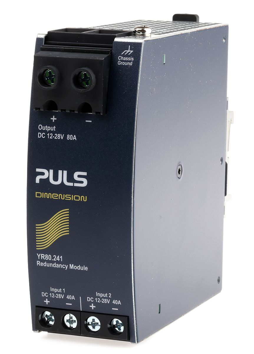 YR80.241 PULS Redundancy module, for use with 40 A Power Supply RS
