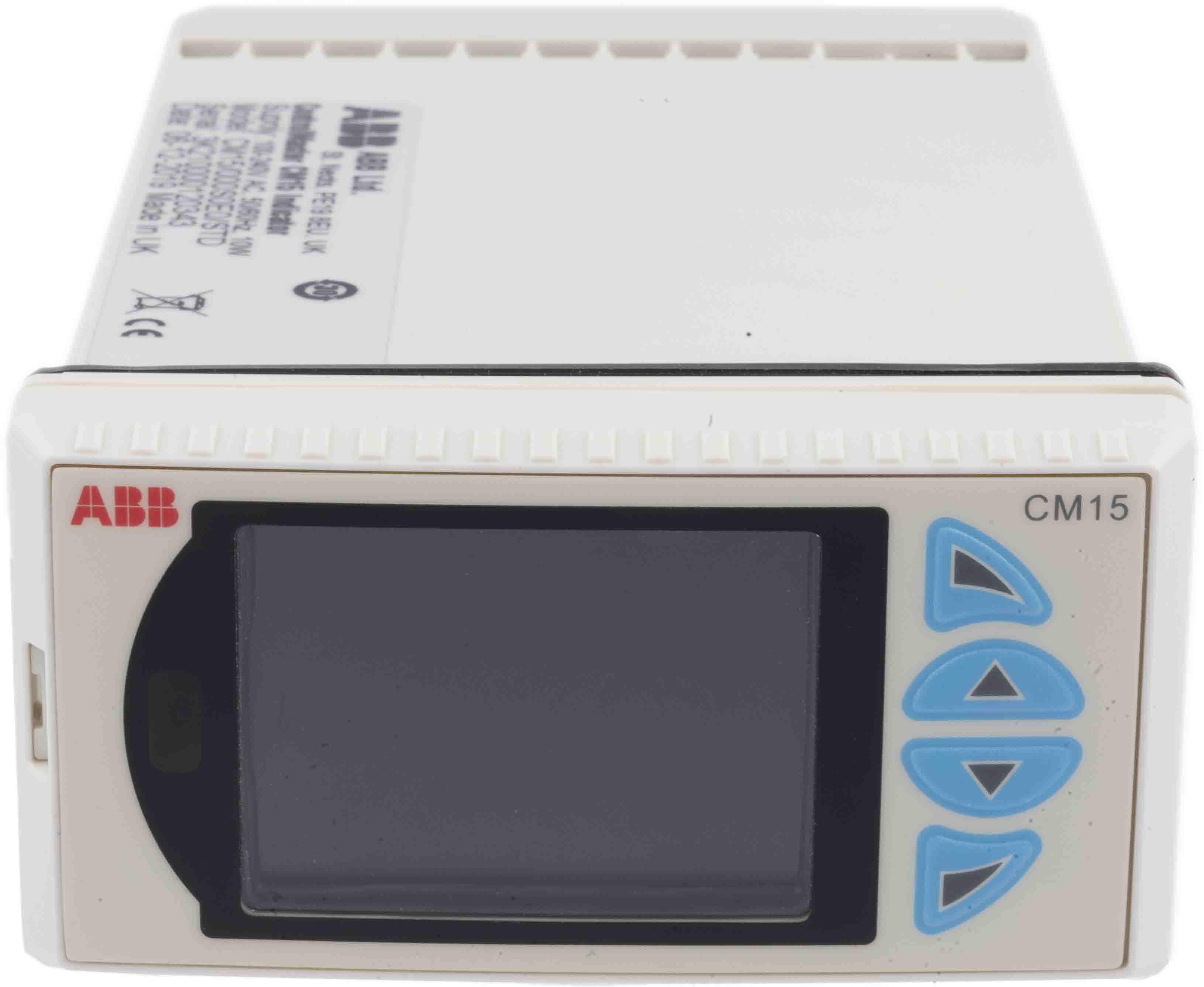 ABB CM15 Process Indicator, 50 x 97mm, 2 Output Analogue, Relay, 100 → 240 V ac Supply Voltage ON/OFF