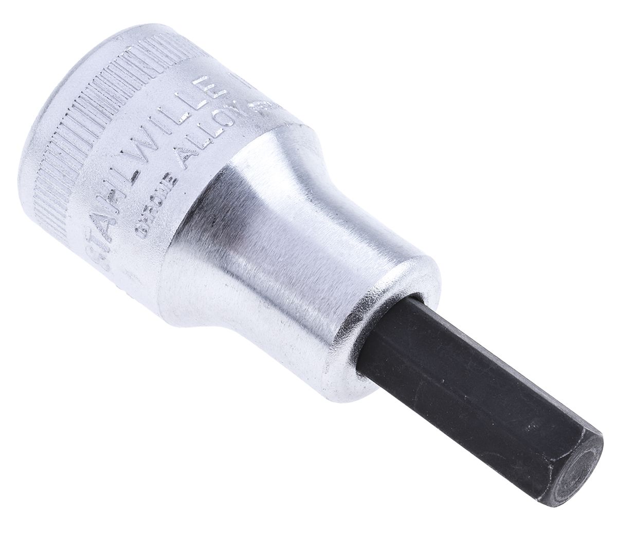 03050008 STAHLWILLE 8mm Hex Socket With 1/2 in Drive , Length 60 mm RS