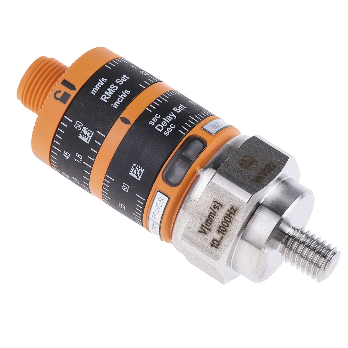 VKV022 ifm electronic Vibration Sensor, 0 → 50mm/s Max, 500 mA Max