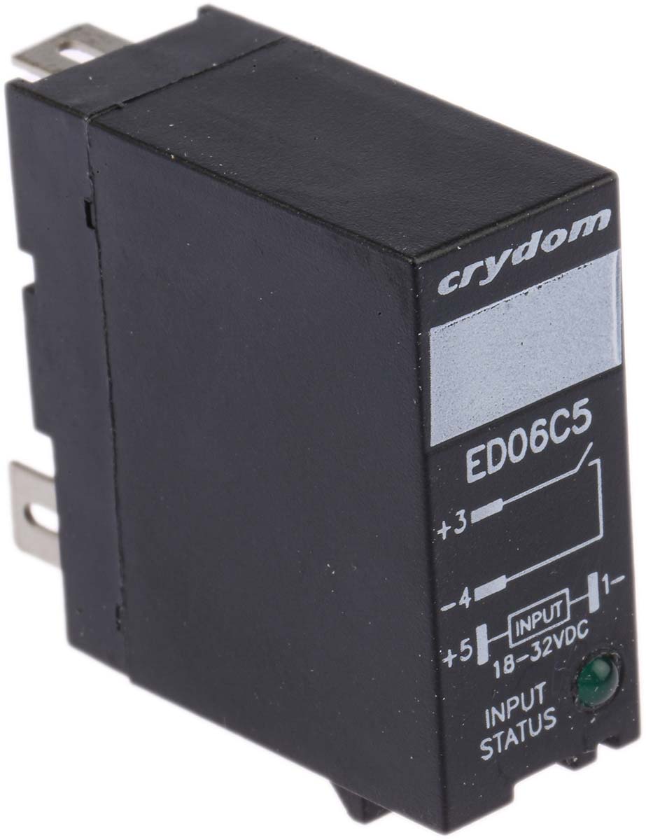 ED06C5 Sensata / Crydom DIN Rail Solid State Relay, 5 A Max. Load, 48