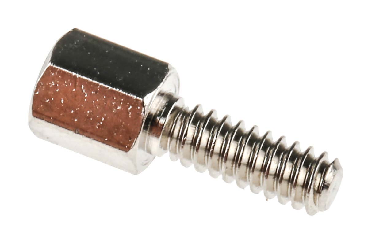 Šroub pro konektor Šroubovací pojistka, D-sub, velikost závitu: UNC 4-40 Šestihranný, pro použití s: konektor Samice