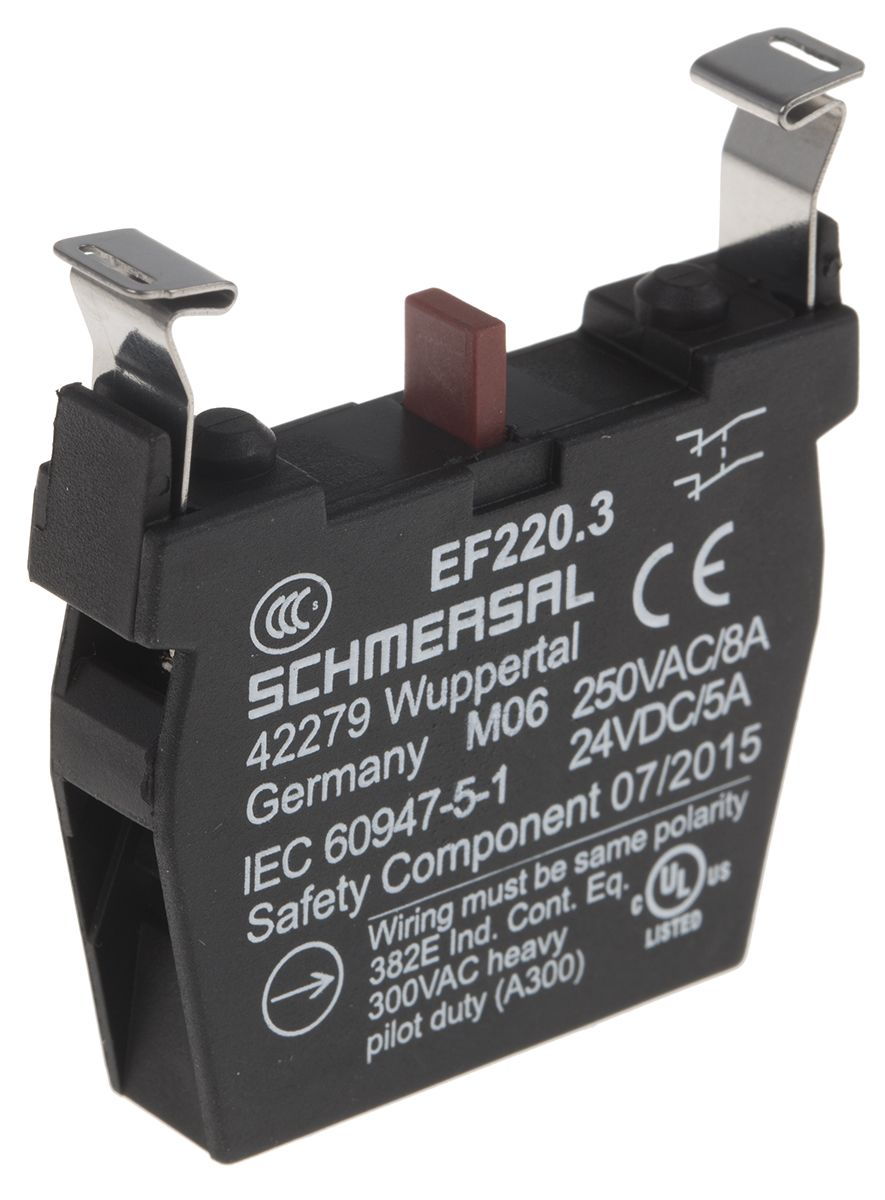 EF220.3 Schmersal Contact Block for Use with NDR EStop RS