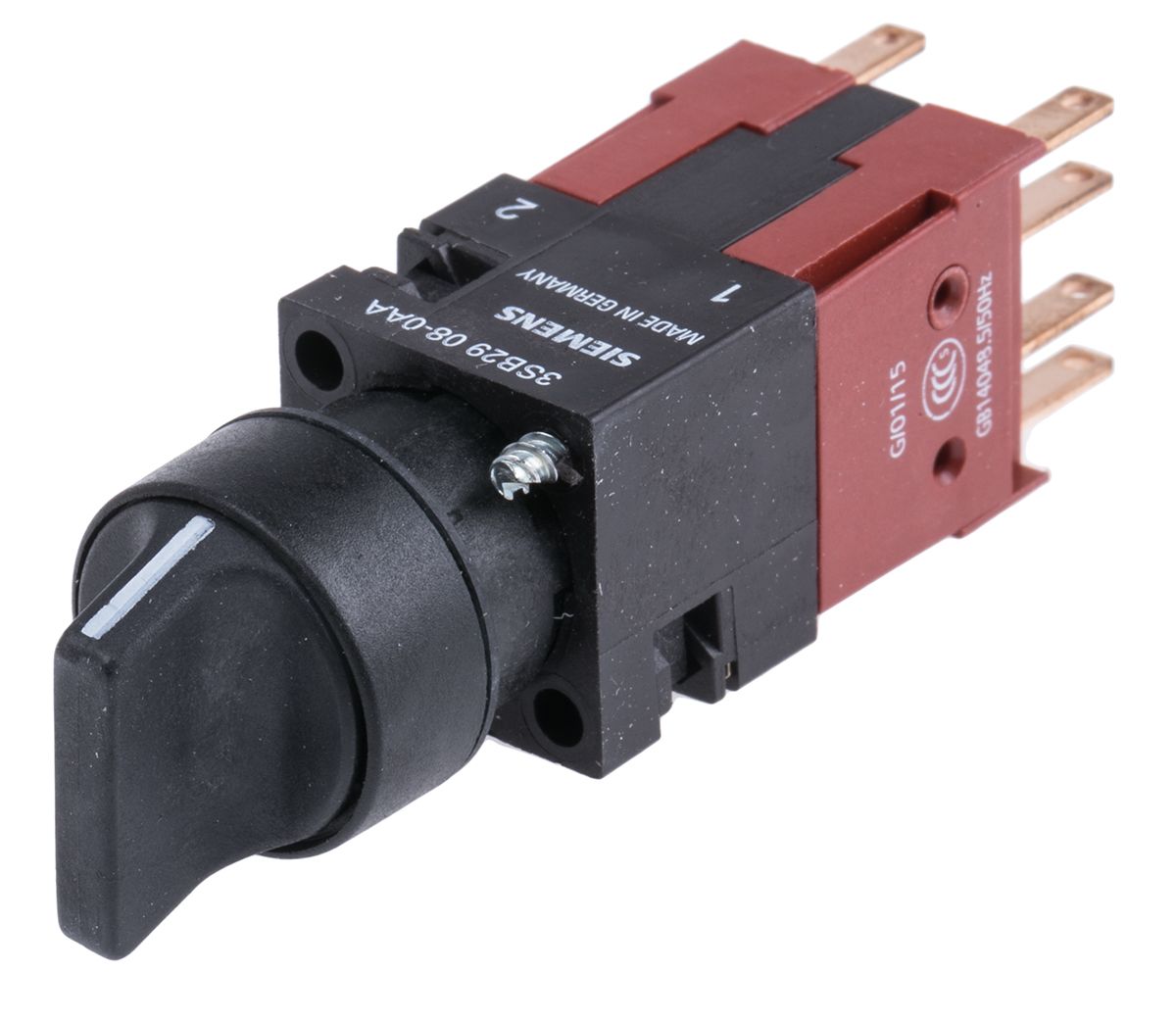 3SB22102EB01 Siemens 3 Position Toggle Selector Switch RS