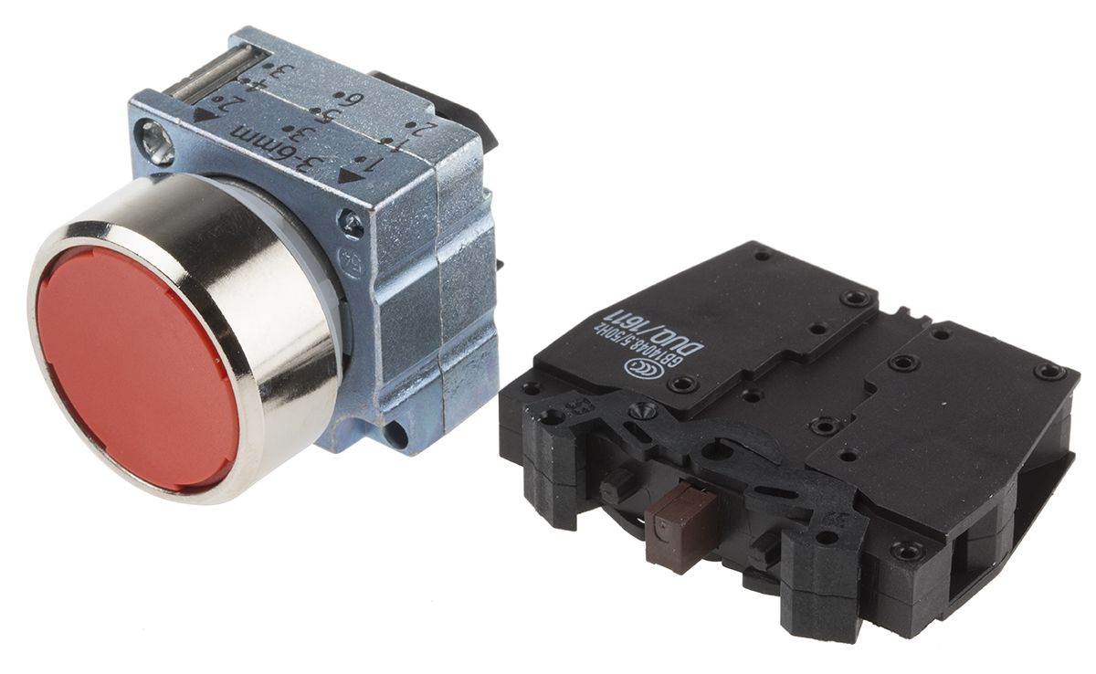 3SB36010AA21 Siemens 3SB3 Series Push Button Complete Unit, Panel
