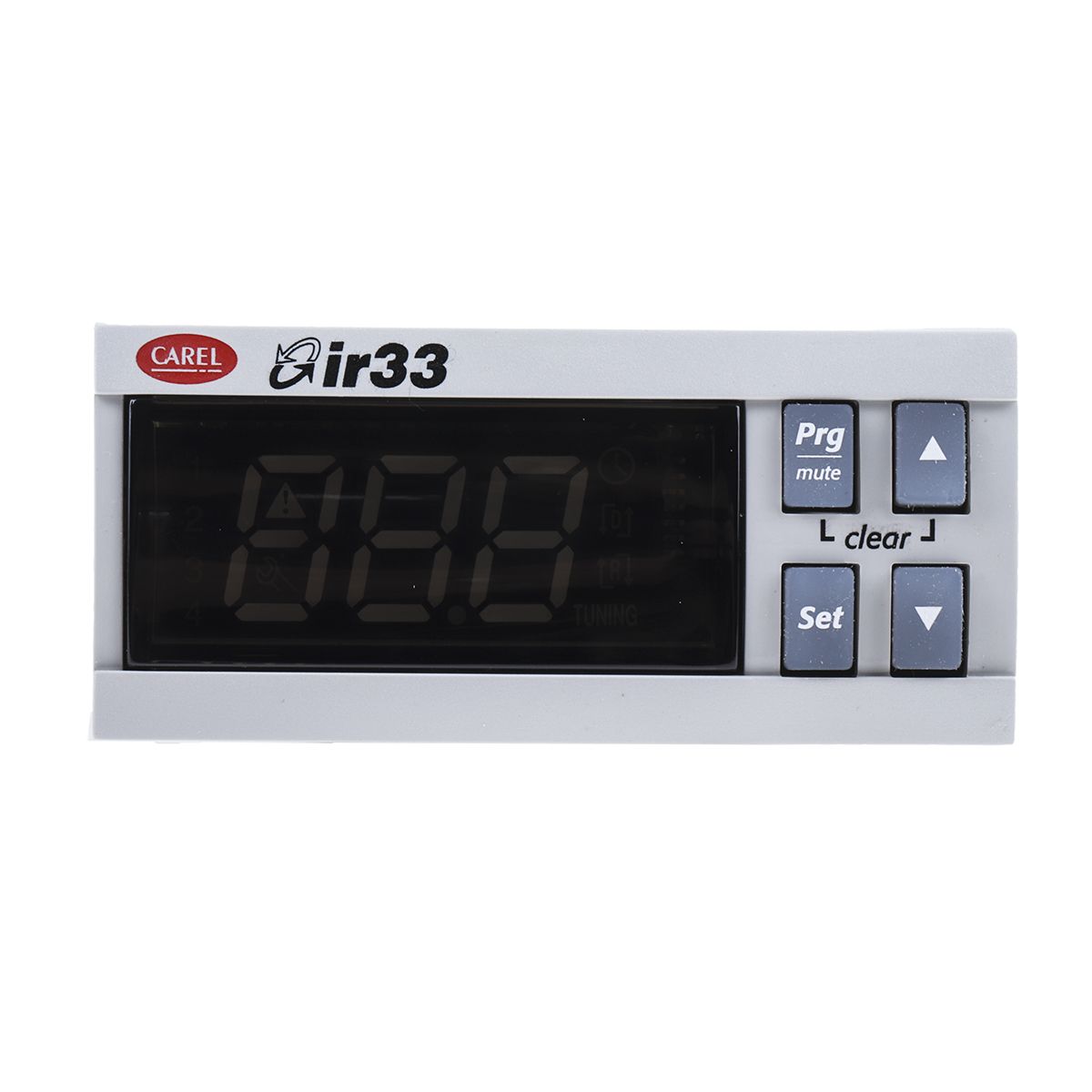 Carel IR33 Panel Mount PID Temperature Controller, 76.2 x 34.2mm, 1 Output Relay, 24 V ac/dc Supply Voltage