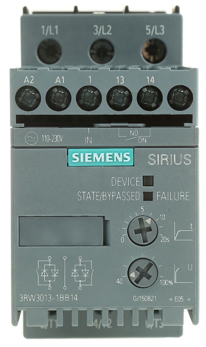 新品SIEMENS シーメンス 3RW4024-1BB14 ソフトスタータ 保証