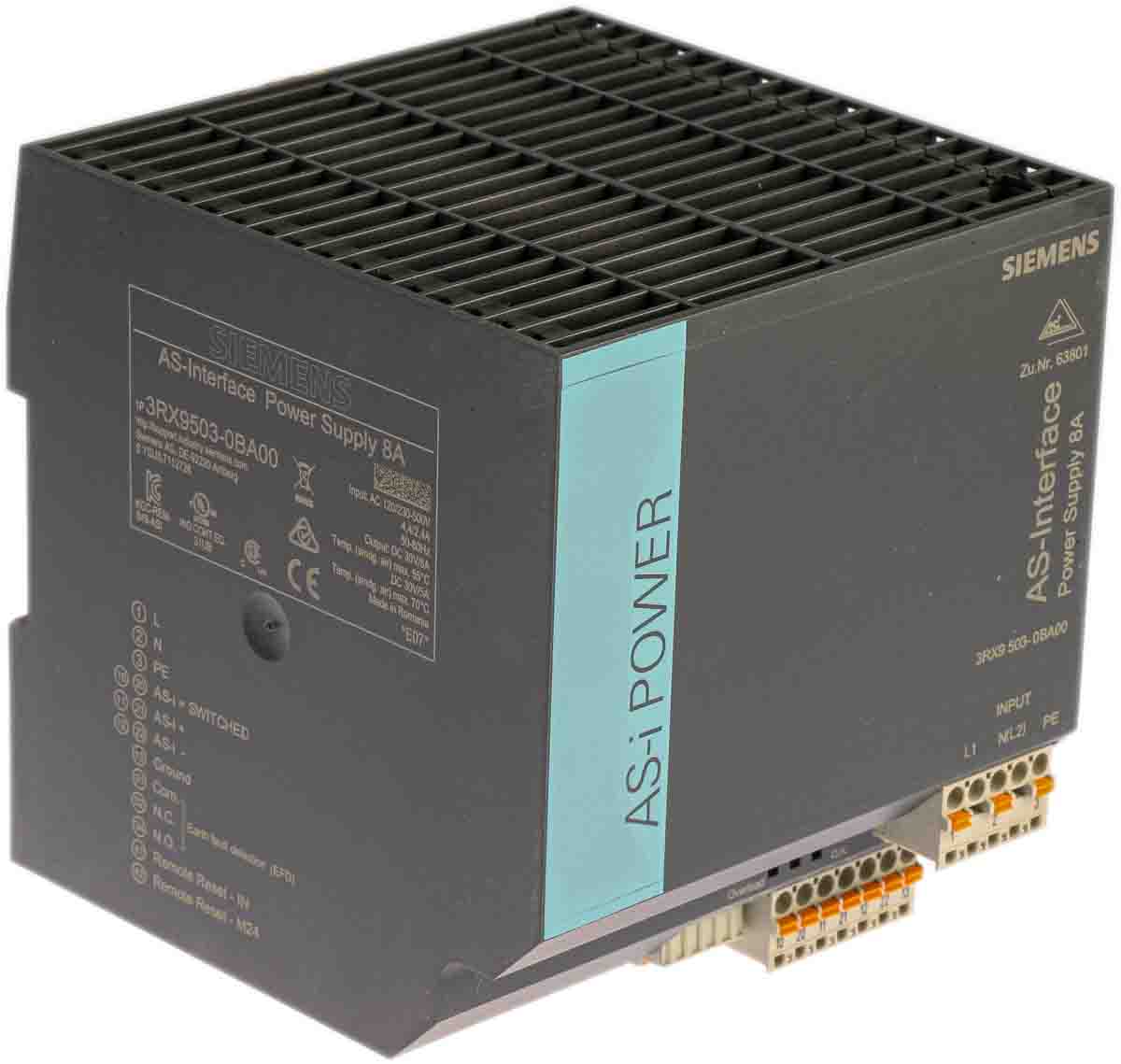 3RX95030BA00 Siemens PLC Power Supply for use with ASI Power Supply
