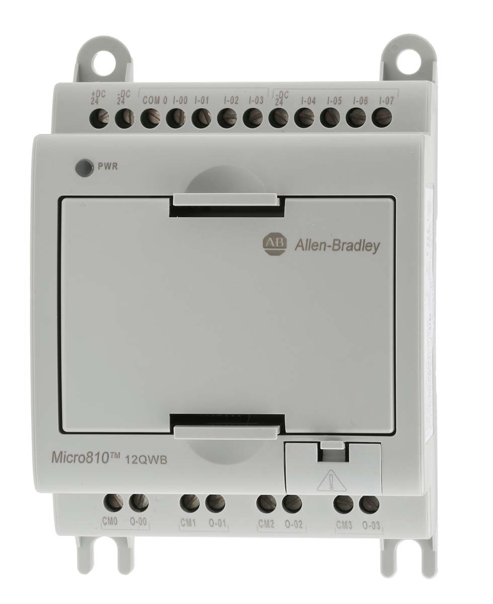 CPU PLC Allen Bradley, serie Micro810, 12 I/O, 24 V c.c.