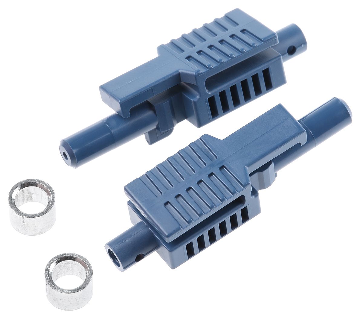Conector de fibra óptica POF Broadcom serie HFBR, de color Azul, Símplex, para fibra de 1mm