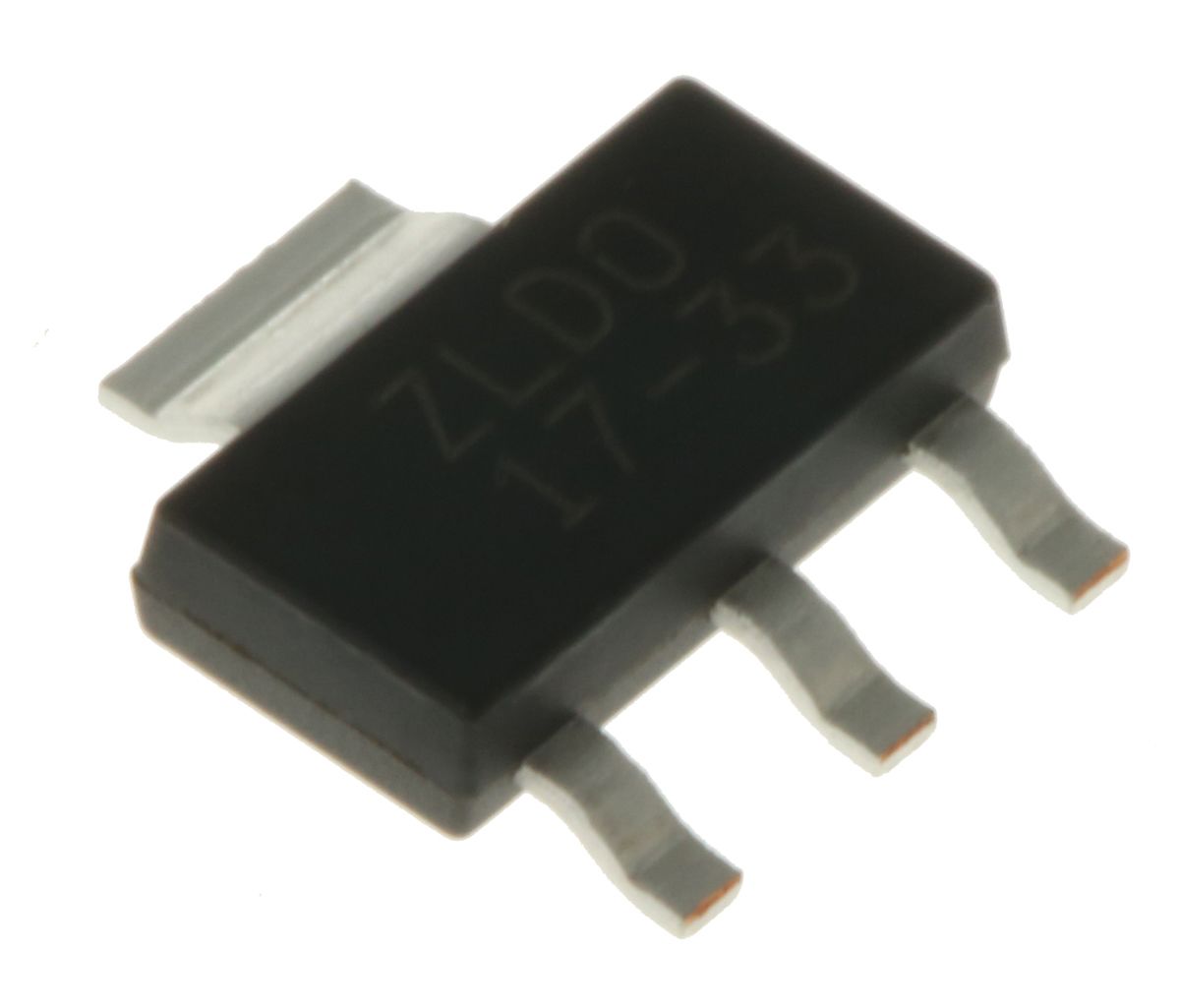 DiodesZetex ZLDO1117G33TA, 1 Linear Voltage, Voltage Regulator 1A, 3.3 V 3+Tab-Pin, SOT-223