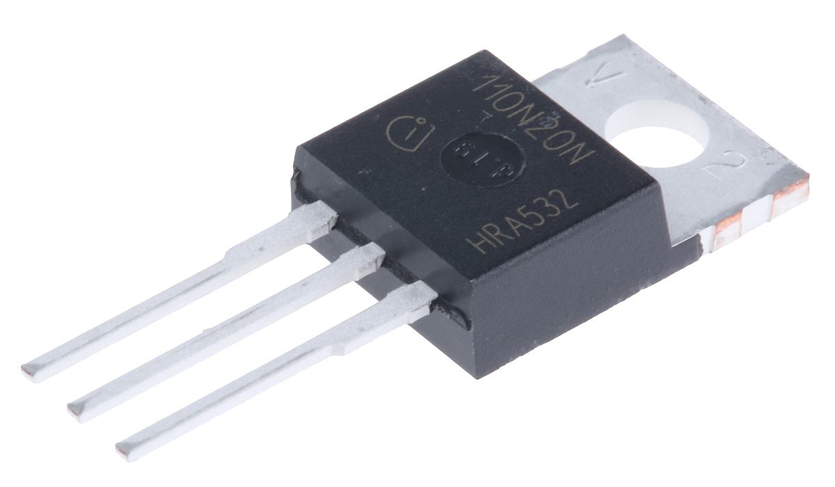 Infineon N-Kanal, MOSFET-transistor, 88 A 200 V, 3 ben, TO-220, OptiMOS 3 IPP110N20N3GXKSA1