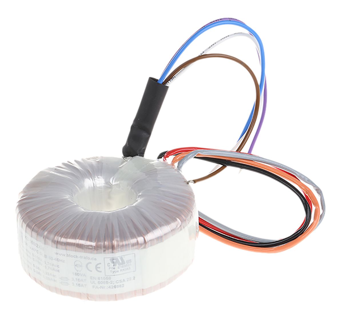 RKD 160/2x24 | Block 115 V ac, 230 V ac, 2 x 24V ac Toroidal ...