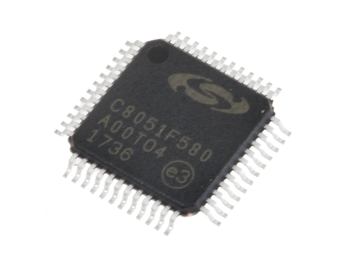 Silicon Labs C8051F580-IQ, 8bit 8051 Microcontroller, C8051F, 24MHz ...