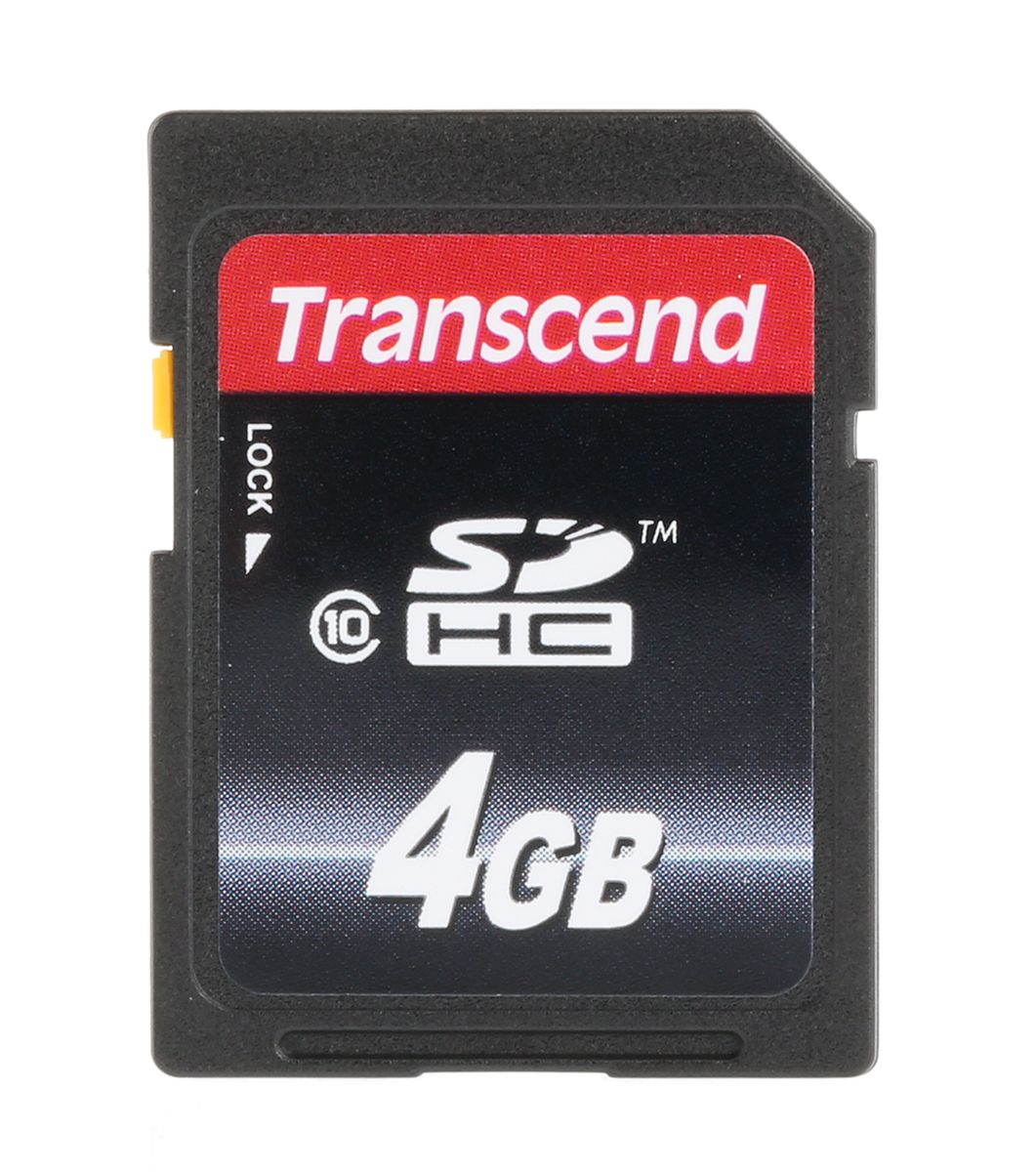 Ts4gsdhc10 Transcend Sdhc Sd Karte 4 Gb Class 10 Mlc Rs