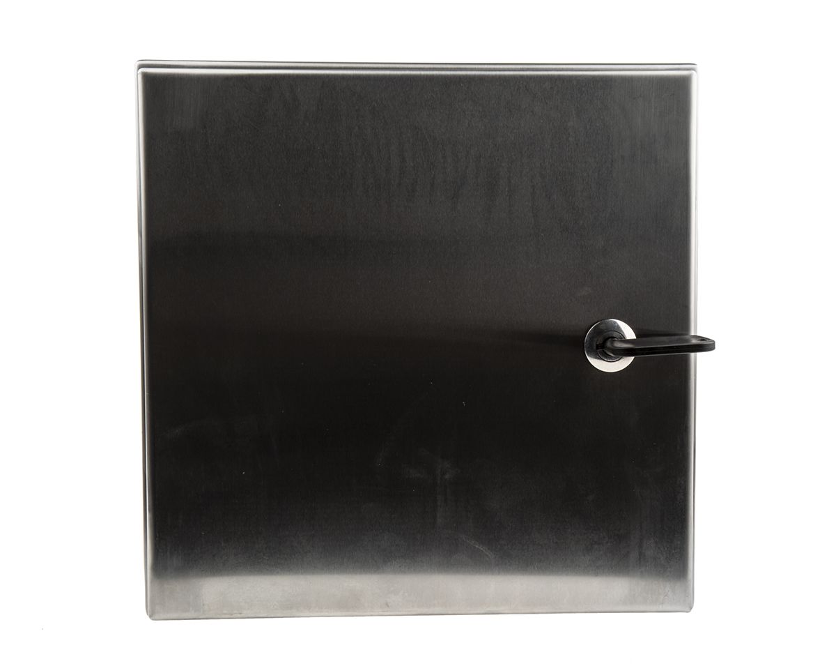 RS PRO 304 Stainless Steel Wall Box, IP66, 300 mm x 300 mm x 200mm